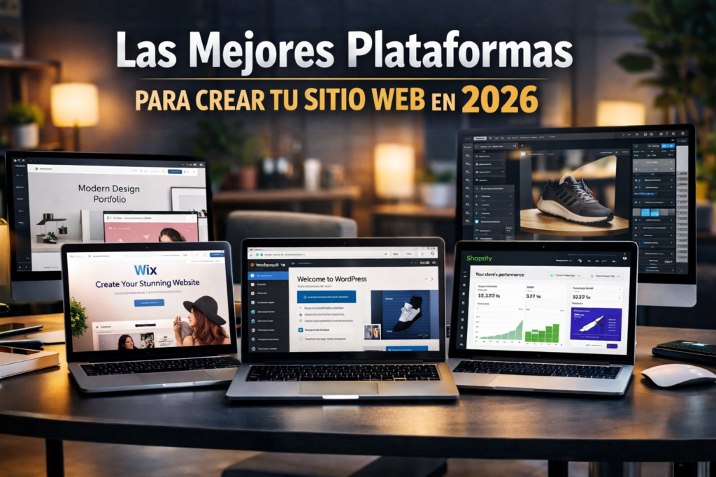 Las mejores plataformas para crear tu sitio web en 2026