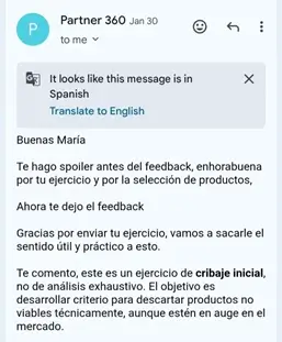 Soporte curso Partner 360 Academy de Fabio Serna